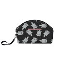 お得なクーポン 送料無料 ねこのひげあつめ。ランダムボッサーちゃん(丸型コスメポーチ) 丸型コスメポーチ レディース バッグ 動物 猫 ねこ 長毛猫 nanaronnicoron ★★★