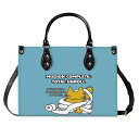 お得なクーポン 送料無料 任務完了:ねこのひげあつめ ダークスカイ(本革ハンドバッグ) 本革ハンドバッグ レディース バッグ 動物 ブルー 猫 ねこ nanaronnicoron ★★★