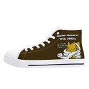 お得なクーポン 送料無料 任務完了:ねこのひげあつめ チョコレートブラウン(ハイカットスニーカー) ハイカットスニーカー メンズ レディース シューズ 動物 猫 ねこ ブラウン スニーカー