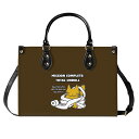 お得なクーポン 送料無料 任務完了:ねこのひげあつめ チョコレートブラウン(本革ハンドバッグ) 本革ハンドバッグ レディース バッグ 動物 猫 ねこ ケース nanaronnicoron ★★★