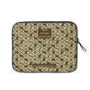 お得なクーポン 送料無料 フェンス登りpatternモノ:ねこのひげあつめ。(アイパッドケース) アイパッドケース ユニセックス バッグ 動物 猫 ねこ ブラウン ポーチ ケース トラベル nanaronnicoron