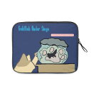 お得なクーポン 送料無料 ねこのひげあつめ。くろでめちゃん逃げて~パターン(アイパッドケース) アイパッドケース ユニセックス バッグ 動物 猫 ねこ 金魚 金魚鉢 nanaronnicoron ★★★