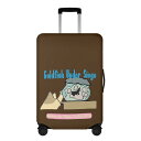 お得なクーポン 送料無料 ねこのひげあつめ。くろでめちゃん逃げて~パターン(スーツケースカバー) スーツケースカバー ユニセックス アクセサリー 動物 猫 ねこ 金魚 金魚鉢 nanaronnicoron