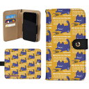 お得なクーポン 送料無料 ねこのひげあつめ。コーヒー風(手帳型スマホケース ブラウン) 手帳型スマホケース ブラウン ユニセックス アクセサリー 動物 猫 ねこ コーヒー nanaronnicoron ★★★