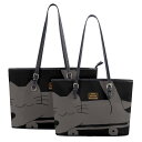 お得なクーポン 送料無料 ねこのひげあつめ・すけぼーごろごろがらがらねこねこ(レザートートバッグ) レザートートバッグ レディース バッグ 動物 猫 ねこ スケボー ポーチ ケース