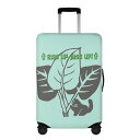お得なクーポン 送料無料 ねこのひげあつめ。くわずいも(スーツケースカバー) スーツケースカバー ユニセックス アクセサリー 動物 猫 ボタニカル ねこ 植物 縁起物 クワズイモ nanaronnicoron