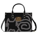 お得なクーポン 送料無料 ねこのひげあつめ。うずまきあめしょー単体(本革ハンドバッグ) 本革ハンドバッグ レディース バッグ 動物 猫 ねこ ポーチ アメショー nanaronnicoron ★★★