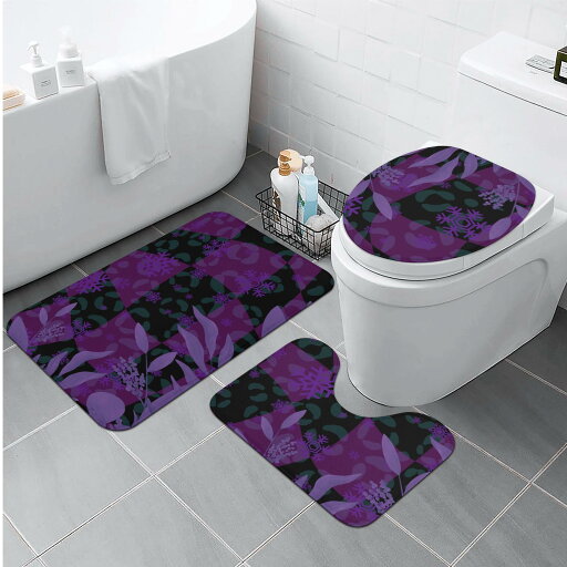 お得なクーポン 送料無料 豹柄 雪の結晶(トイレマットセット) トイレマットセット ユニセックス ホームデコレーション アート 玉龍堂 お得なクーポン 送料無料 豹柄 雪の結晶(トイレマットセット) トイレマットセット ユニセックス ホームデコレーション アート 玉龍堂