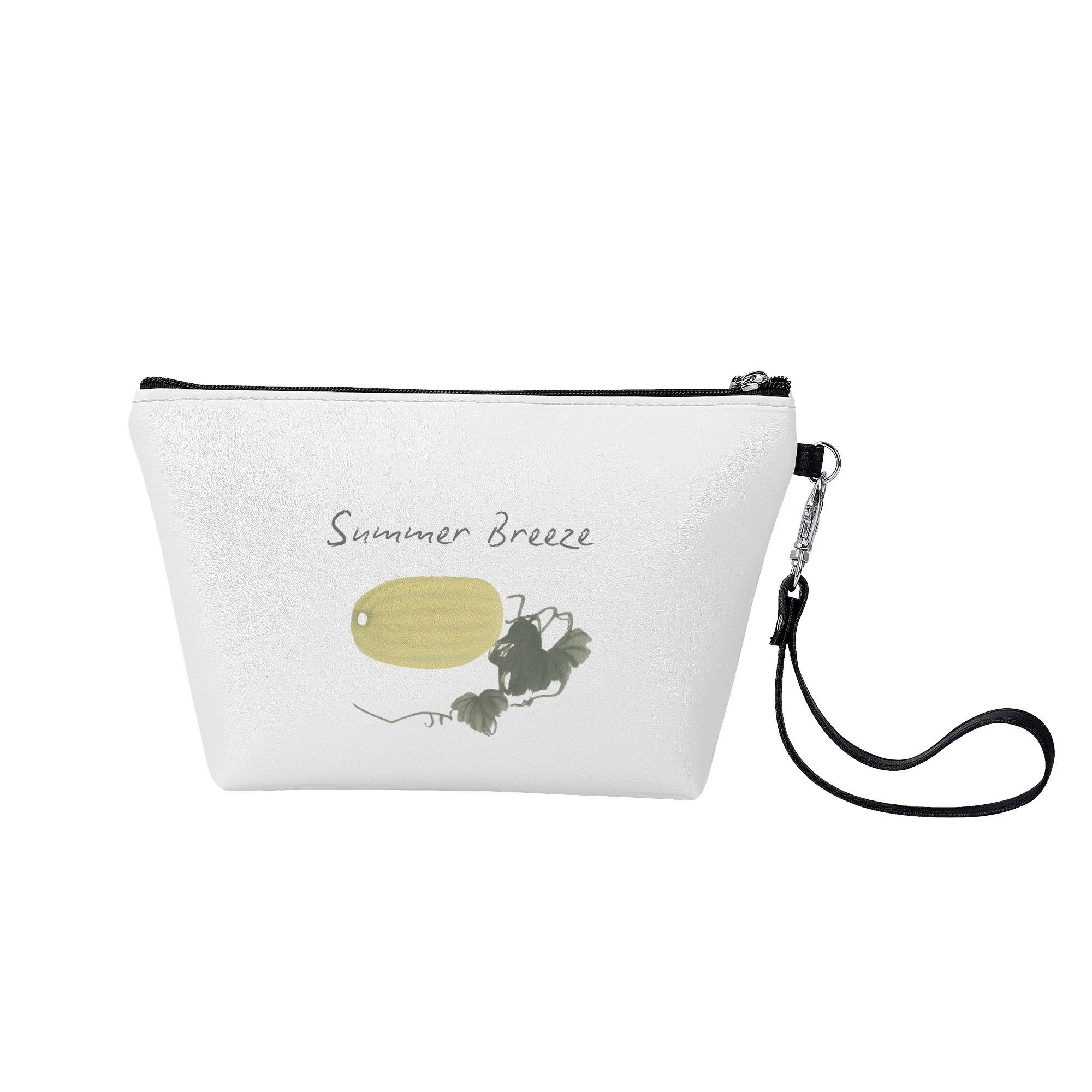 お得なクーポン 送料無料 Summer Breeze コスメポーチ ユニセックス バッグ 全て アート かわいい 緑 ..