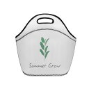 お得なクーポン 送料無料 Summer Grow(ランチバッグ) ランチバッグ ユニセックス バッグ 全て アート かわいい イラスト 植物 緑 爽やか 夏 モダン レトロポップ Smmer tokomoro ★★★