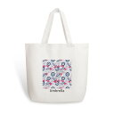 お得なクーポン 送料無料 和傘に咲く花(コットントートバッグ) コットントートバッグ ユニセックス バッグ 全て ピンク ブルー 和風 和柄 傘 和モダン 和ポップ umbrella tokomoro ★★★