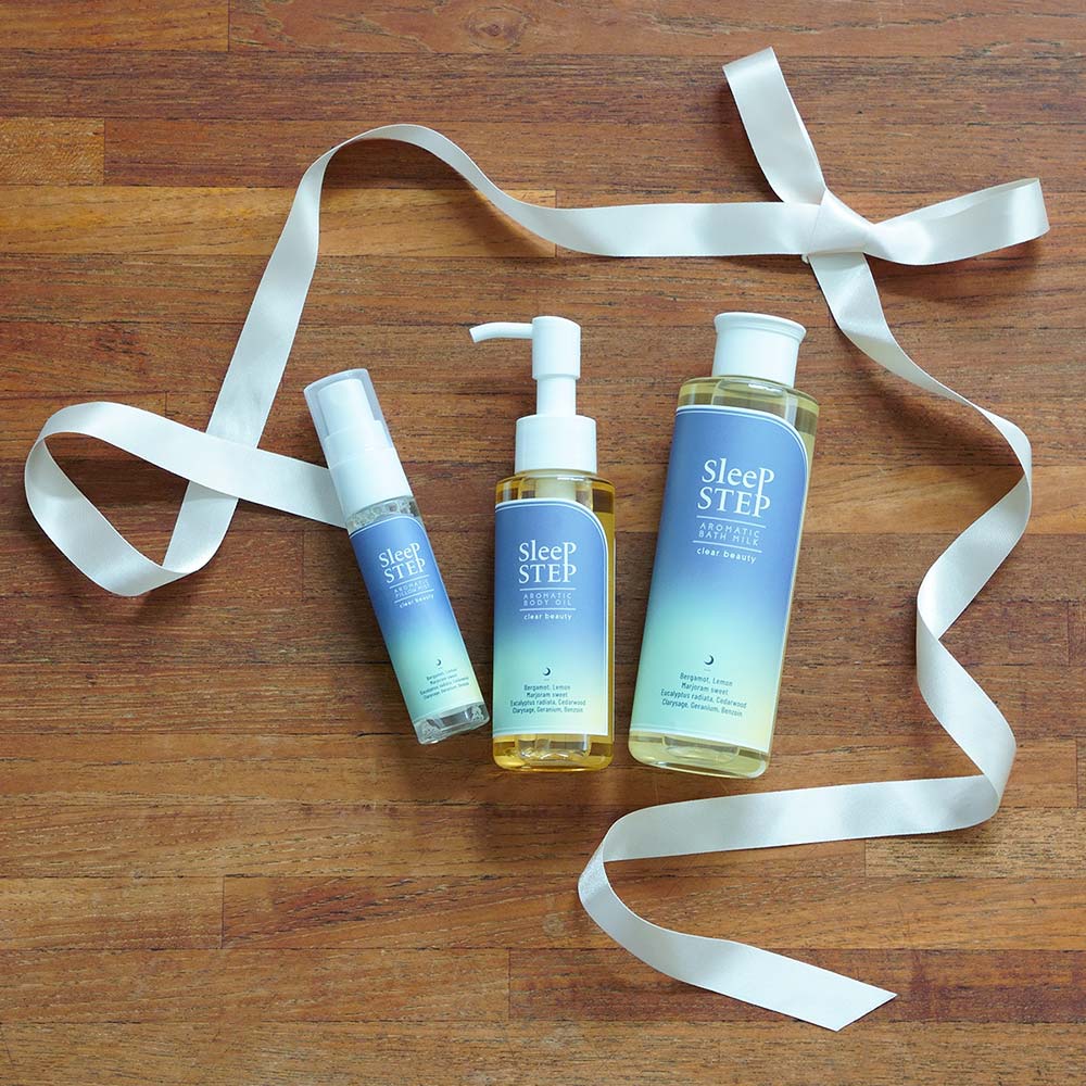 SLEEP STEP セット クリアビューティー アロマセット 送料無料 SleeP STEP スリープステップ クリアビューティー ギフトセット バスミルク ...