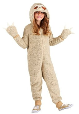 キッズ Sloth Onesie コスチューム ハロウィン 子ども コスプレ 衣装 仮装 こども イベント 子ども パーティ ハロウィーン 学芸会 学園祭 学芸会 ショー お遊戯会 二次会 忘年会 新年会 歓迎会 送迎会 出し物 余興 誕生日 発表会 バレンタイン ホワイトデー