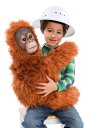 Child's Orangutan Cuddler Puppet コスチューム ハロウィン 子ども コスプレ 衣装 仮装 こども イベント 子ども パーティ ハロウィーン 学芸会 学園祭 学芸会 ショー お遊戯会 二次会 忘年会 新年会 歓迎会 送迎会 出し物 余興 誕生日 発表会(3)