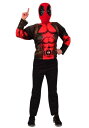 チャイルド Deadpool マスク & Top デラックス コスチューム Set ハロウィン 子ども コスプレ 衣装 仮装 こども イベント 子ども パーティ ハロウィーン 学芸会(3)