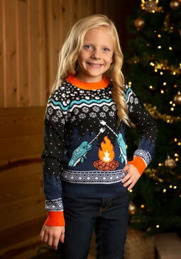 キッズ Narwhal Ugly Christmas Sweater ハロウィン 子ども コスプレ 衣装 仮装 こども イベント 子ども パーティ ハロウィーン 学芸会 学園祭 学芸会 ショー お遊戯会 二次会 忘年会 新年会 歓迎会 送迎会 出し物 余興 誕生日 発表会 バレンタイン ホワイトデー