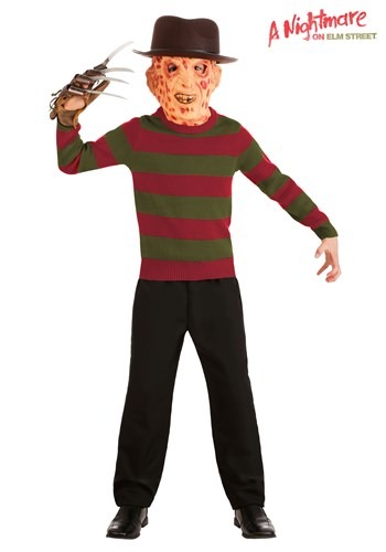 キッズ ナイトメア on Elm Street Striped Freddy Krueger Sweater ハロウィン 子ども コスプレ 衣装 仮装 こども イベント 子ども パーティ ハロウィーン 学芸会