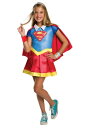 【店内全品P5倍】DC Superhero 女の子s Super女の子 デラックス コスチューム ハロウィン 子ども コスプレ 衣装 仮装 こども イベント 子ども パーティ ハロウィーン 学芸会