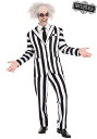 《1日は全品ポイント10倍》Beetlejuice Suit コスチューム for Men ハロウィン メンズ コスプレ 衣装 男性 仮装 男性用 イベント パーティ ハロウィーン 学芸会