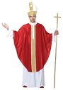 Pope コスチューム for 大人用 Men ハロウィン メンズ コスプレ 衣装 男性 仮装 男性用 イベント パーティ ハロウィーン 学芸会