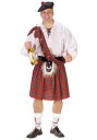 Big Shot Scot コスチューム ハロウィン メンズ コスプレ 衣装 男性 仮装 男性用 イベント パーティ ハロウィーン 学芸会