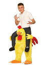 Chicken Fight Ride On 大人用 コスチューム ハロウィン メンズ コスプレ 衣装 男性 仮装 男性用 イベント パーティ ハロウィーン 学芸...