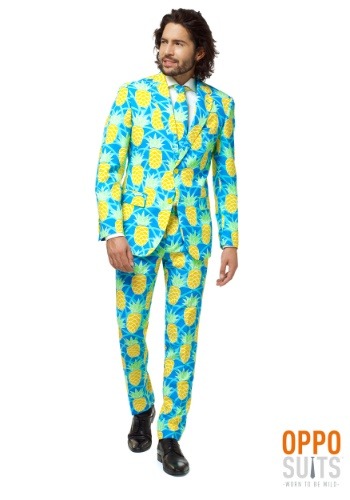 【お得クーポン多数 最大1,000円OFF有】Mens Opposuits Shineapple Suit ハロウィン メンズ コスプレ 衣装 男性 仮装 男性用 イベント パーティ ハロウィーン 学芸会