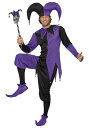 Medieval Jester コスチューム ハロウィン メンズ コスプレ 衣装 男性 仮装 男性用 イベント パーティ ハロウィーン 学芸会