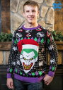 《1日は全品ポイント10倍》ジョーカー Santa Ugly Christmas Sweater ハロウィン メンズ コスプレ 衣装 男性 仮装 男性用 イベント パーティ ハロウィーン 学芸会