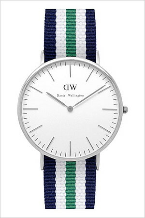 ダニエルウェリントン腕時計 Daniel Wellington Watch ダニエル ウェリントン 時計 クラシック ノッティンガム シルバー CLASSIC 40mm メンズ レディース ユニセックス ホワイト 0208DW