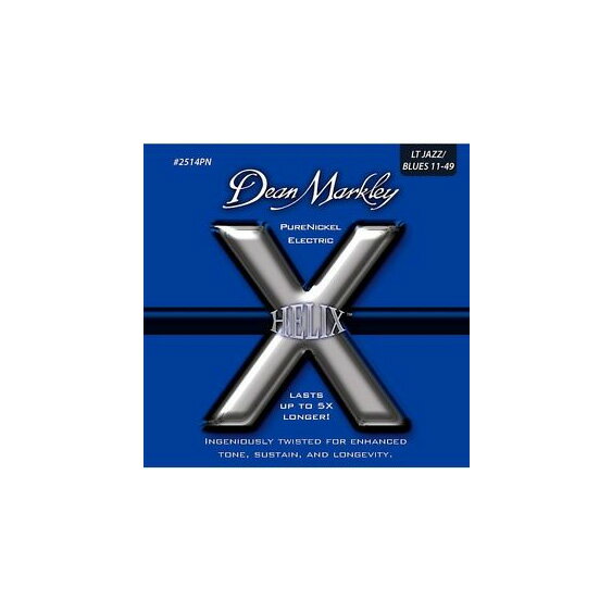 ディーン Dean Markley Helix Pure Nickel Light Jazz/Blues エレキギター エレクトリックギター Strings (11-49)