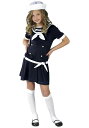 マリン セーラー コスプレ ブラック 子供用 | キッズ こども 子ども用 Sea Sweetie 海兵 マリンルック ワンピース コスチューム ハロウィン ハロウイン ハローウイン ハローウィン 衣装 仮装 女の子 女児 ガールズ