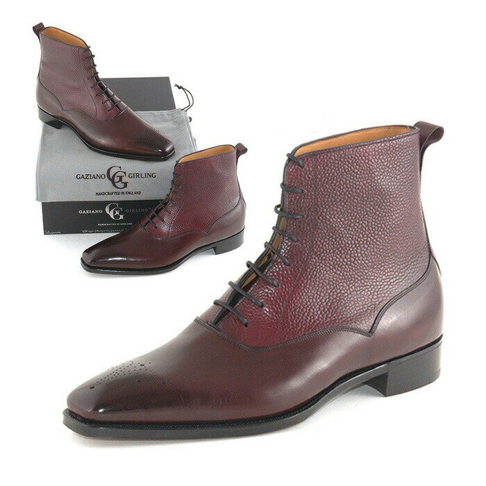 ガジアーノ＆ガーリング Gaziano & Girling 革靴 メンズ 本革 本皮 茶 WIGMORE BOOTS IN VINTAGE RIOJA CALF & HIGHLAND GRAIN - TG73 ブランド | メンズ革靴 メンズシューズ 靴 おしゃれ カジュアル 紳士靴 ビジネス ビジネスシューズ 高級 通勤 レザー 内羽根 外羽根