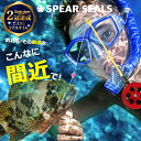 SPEAR SEALS 釣り竿 海釣り ダブル 42cm | セット 初心者 子供 シュノーケル フィッシング 泳ぎ釣り つり竿 スノーケリング しながら さかな釣り 釣竿 魚釣り つりざお 釣り シュノーケリング 海 夏 漁