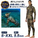 【楽天2冠達成】 Salvimar サルビマー ウエットスーツ KRYPSIS 5.5 mm 2ピース セミドライ モリ 魚 突き 手銛 スピアフィッシング 魚突き 銛 一本 ゴム 5mm レディース メンズ ダイビング スキューバダイビング シュノーケル スキンダイビング 素潜り