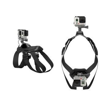 犬用 ハーネス マウント GoPro Hero 5 4 3 2 調節可能 チェストストラップ カメラアクセサリーキット 猫 ペット用 ゴープロ ゴープロヒーロー SJCAM SJ4000 SJ5000 にも使える