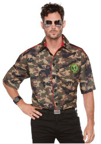 Men's Army Shirt ꥹޥ ϥ ץ   ƻ ⤷ ٥ ѡƥ ϥ طݲ...