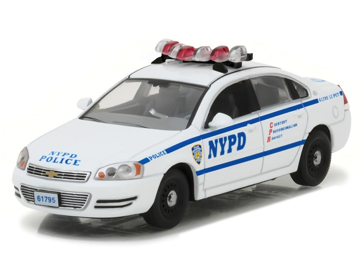 Greenlight 1/43 Blue Bloods (2010-Current TV Series) - 2010 Chevy シボレー Impala New York City Police Fire EMS ポリス /ファイア/EMS (NYPD) 1/43 スケール Diecast Mo ギフト プレゼント