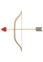 Cupid's Mini Bow and Arrow Set ハロウィン コスプレ 衣装 仮装 小道具 おもしろい イベント パーティ ハロウィーン 学芸会