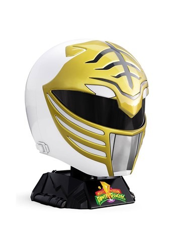 Power Rangers Lightning Collection Premium ホワイト Ranger Replica Helmet ハロウィン コスプレ 衣装 仮装 小道具 おもしろい イベント パーティ ハロウィーン 学芸会