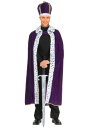 Crown and Purple King ローブ Set ハロウィン コスプレ 衣装 仮装 小道具 おもしろい イベント パーティ ハロウィーン 学芸会