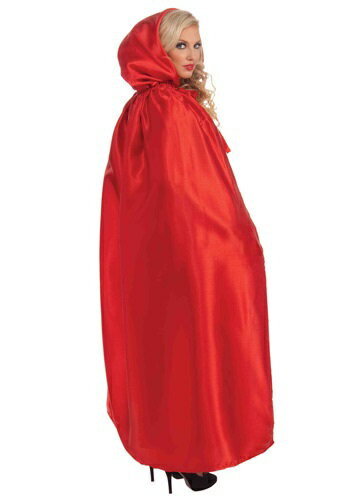 《25日限定 全品5%OFFクーポン有》レッド Satin マント ケープ ハロウィン コスプレ 衣装 仮装 小道具 おもしろい イベント パーティ ハロウィーン 学芸会のサムネイル