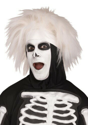 【お得クーポン多数 最大1,000円OFF有】Adults Beat 男の子 Skeleton ウィッグ ハロウィン コスプレ 衣装 仮装 小道具 おもしろい イベント パーティ ハロウィーン 学芸会