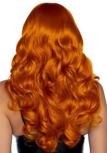【1日限定 全品ポイント10倍】24in Long Wavy Bang Ginger/Orange ウィッグ ハロウィン コスプレ 衣装 仮装 小道具 おもしろい イベント パーティ ハロウィーン 学芸会