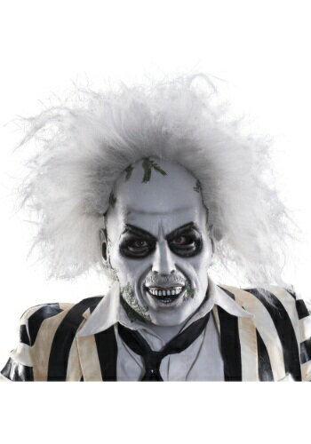 Beetlejuice Full-Head Latex ޥ w/ Hair ϥ ץ   ƻ ⤷ ٥...