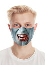 Fang Face Realistic ヴァンパイア 吸血鬼 Face マスク ハロウィン コスプレ 衣装 仮装 小道具 おもしろい イベント パーティ ハロウ...