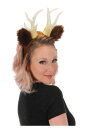 Deer Headband with Antlers and Ears ハロウィン コスプレ 衣装 仮装 小道具 おもしろい イベント パーティ ハロウィーン 学芸会 1