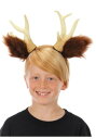 Deer Headband with Antlers and Ears ハロウィン コスプレ 衣装 仮装 小道具 おもしろい イベント パーティ ハロウィーン 学芸会 2