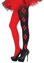 DC Women's Harley Quinn Tights ハロウィン コスプレ 衣装 仮装 小道具 おもしろい イベント パーティ ハロウィーン 学芸会