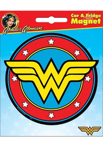 DC Wonder Woman Logo Car & Fridge Magnet ハロウィン コスプレ 衣装 仮装 小道具 おもしろい イベント パーティ ハロウィーン 学芸会